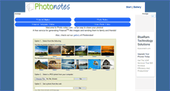 Desktop Screenshot of photo-notes.net